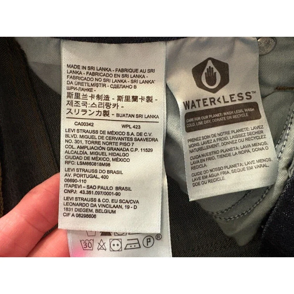 Women's LEVI STRAUSS & CO 721 High Rise Skinny Jeans - Size 30